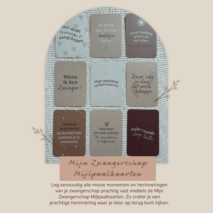Mijn Zwangerschap Mijlpaalkaarten
