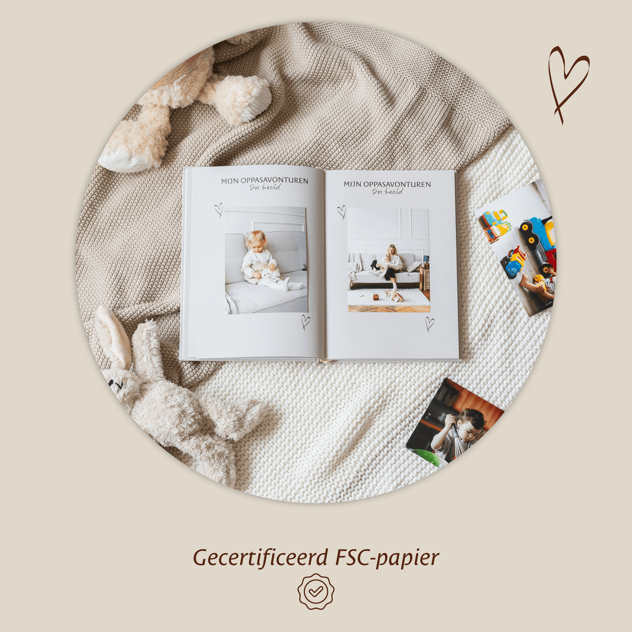 Oppasboek Sfeerfoto FSC Papier