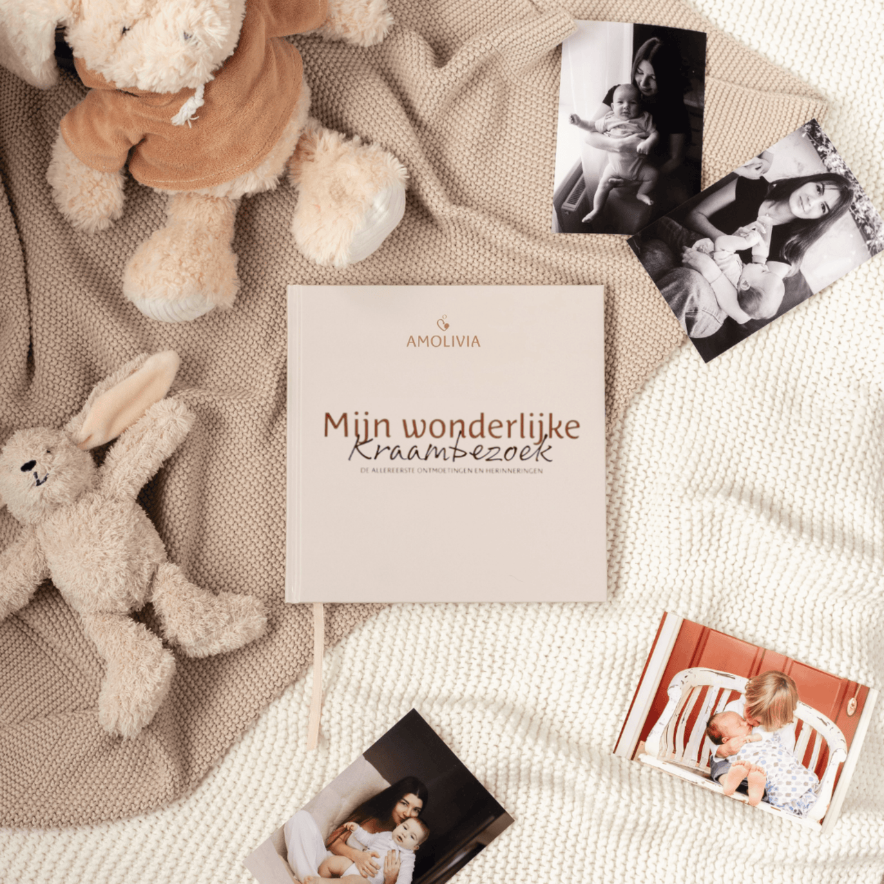Voordeelset Kraamcadeau Sfeerfoto Kraambezoekboek
