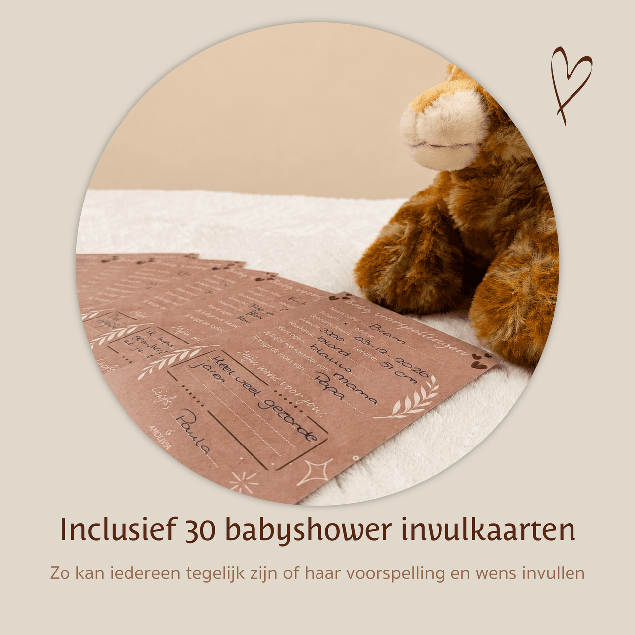 Babyshower invulboek - Mijn onvergetelijke Babyshower