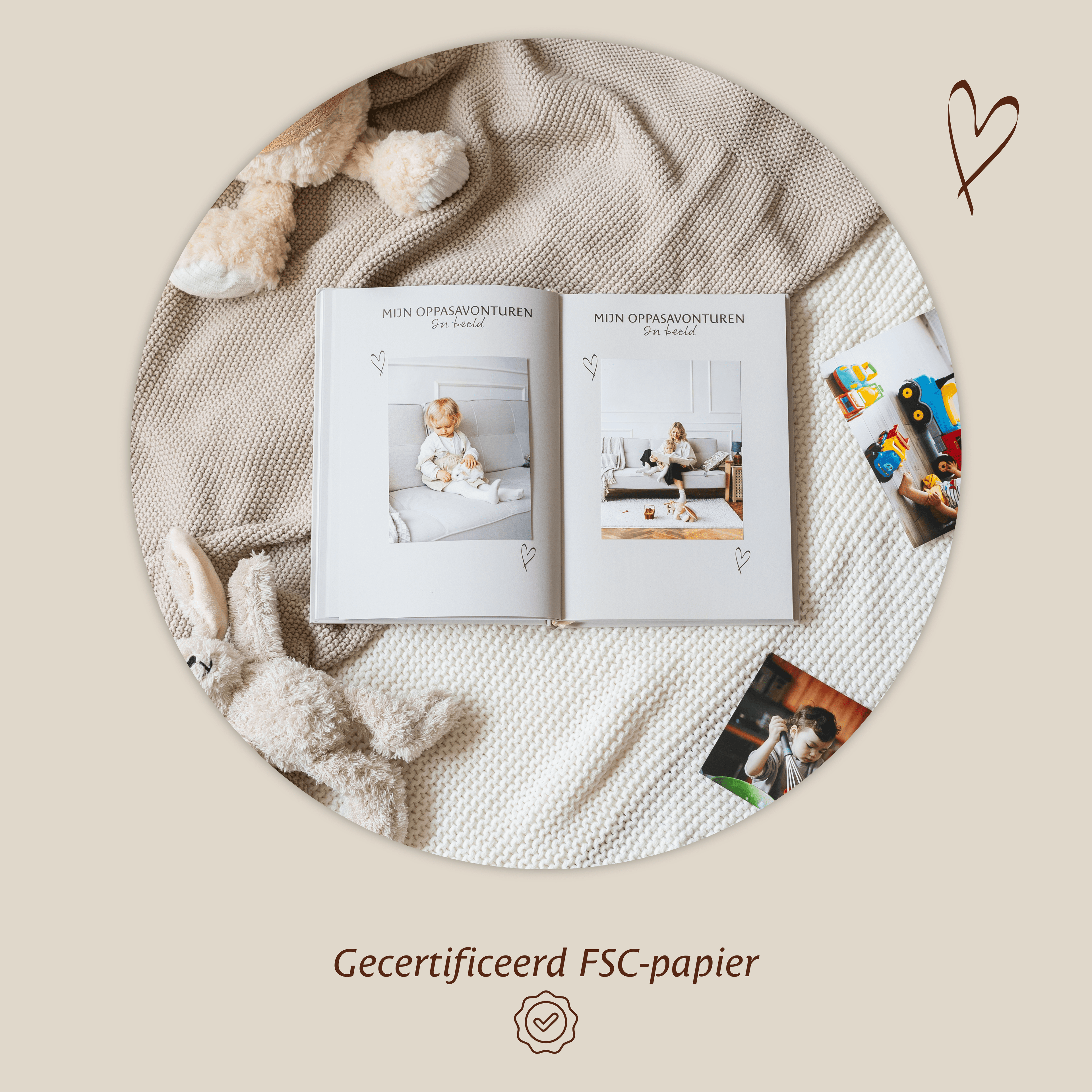 Oppasboek Sfeerfoto FSC Papier