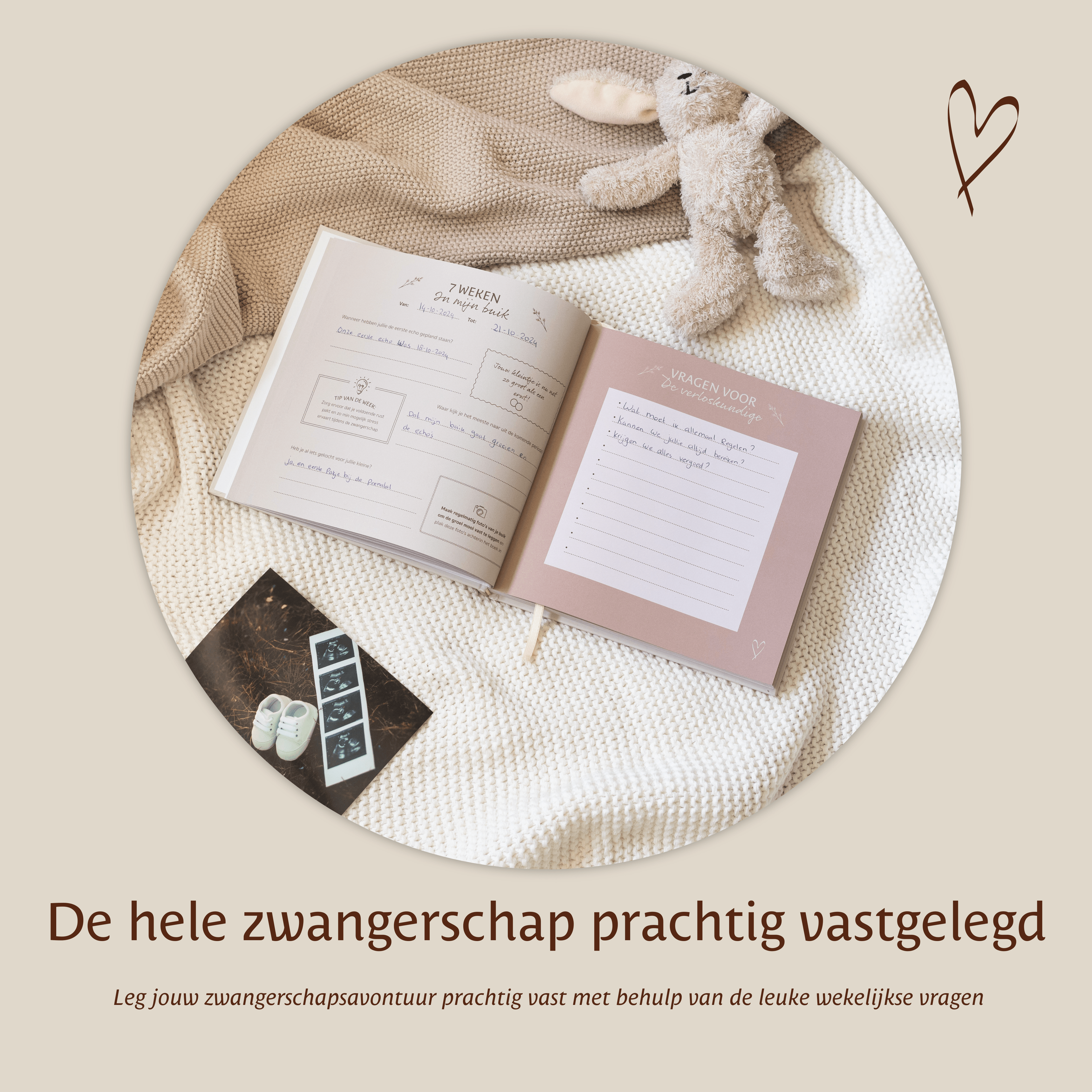 Voordeelset ALL Sfeerfoto Zwangerschapsdagboek